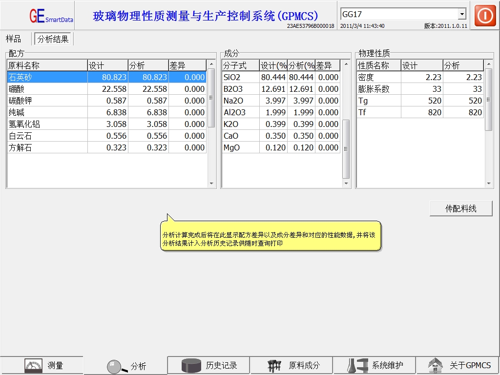 分析结果(无差异)